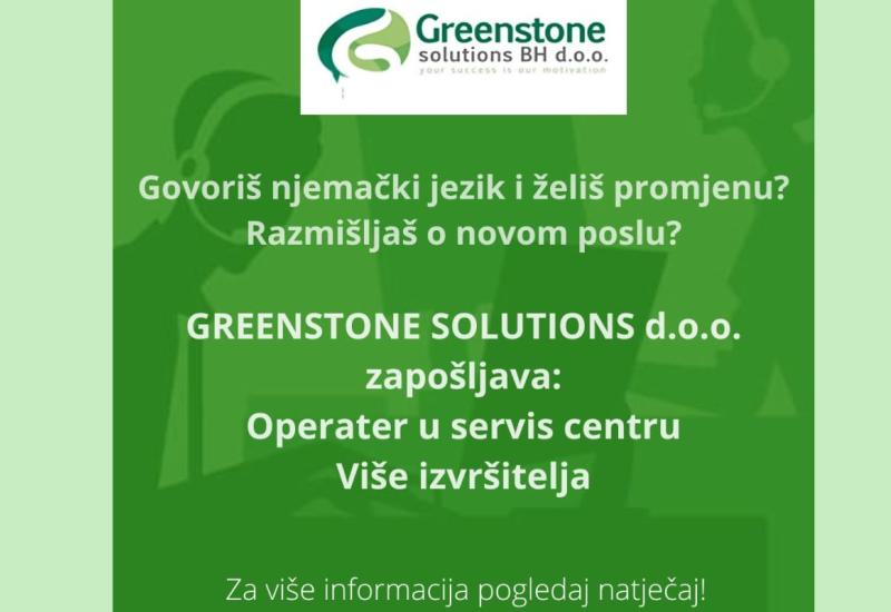 Greenstone solutions d.o.o. traži operatere u servis centru 